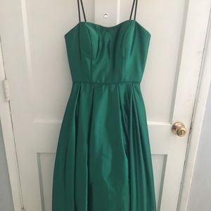 Emerald green homecoming dress